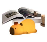 Capybara Night Light, Capybara Lamp, Led Animal Lamp, Capybara G-ifts for Kids, Cute Silicone Dimmable Nursery Nightlight, Bedside Lamp with Touch Sensor for Living Room