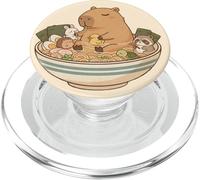Capybara Noodle Share Ramen Party Whimsy Tiny Animal Pals PopSockets PopGrip for MagSafe