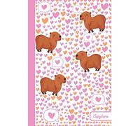 Capybara: Notebook | Cute, Funny Diary | (Capybaras Lovers) Journal | 6x9 | 110 Pages | Blank Lined Journal For Gift