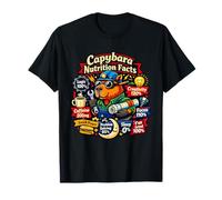 Capybara Nutrition Facts Builder T-Shirt