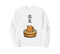 Capybara Onsen Japanese Hot Spring Relaxation Sweatshirt