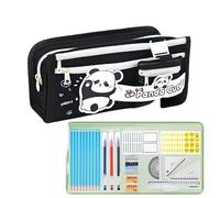Capybara/Panda Large Capacity Stationery Set,Cute capybara/Panda student pencil case and very practical, spacious with distinct compartments, the stationery set for students' daily use.