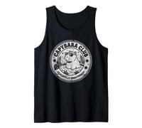 Capybara Peacefully Unbothered Capybara Club Tank Top