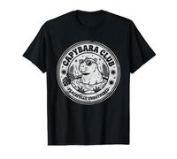 Capybara Peacefully Unbothered Capybara Club Value Graphic T-Shirt