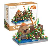 Capybara Pen Holder Building Blocks Set -Desk Organiser,Back to School Gift