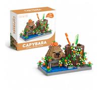 Capybara Pen Holder Micro Building Blocks Set for Adults & Teens 14+