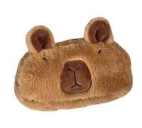 Capybara Pencil Case, Cartoon Plush Capybara Pencil Case, Sugar Aesthetic Case with Zip, Storage Bag for Teenagers, Girls, School, College, Teaching, Women, Makeup Cosmetics