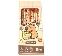 Capybara Pens - Cute Peens Gel With Smooth Ink Flow With Erasable Ink | Funny Cartoon Animal Penns | Erased Pens Ideal For Error Free Notes, Doodling