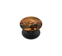 Capybara Playing Clarinet In Animal Orchestra PopSockets Adhesive PopGrip