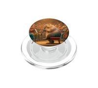 Capybara Playing Clarinet In Animal Orchestra PopSockets PopGrip for MagSafe