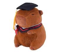 Capybara Plush, 9 Inch Graduation Capybara Stuffed Animals, Cute Graduation Doll with Hat Tassel Diploma, Soft Plush Pillow for Season, Party Favors, Him, Her
