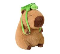Capybara Plush 9 Inch Kawaii Soft Stuffed Animal Cute Stuffed Capibara Toy with Turtle Backpack Soft Plushies Capybara Gift for Kids Boys Girls Adults Birthdays Mothers Day Anniversary (Medium)