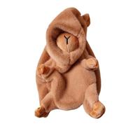 Capybara Plush Animal, Unfilled Plush Doll Cover, Soft Velvet Material, Craft and Handcraft Making Accessory, Ideal for Children Teens Adults Women Girlfriends Friends, 9.8 Inches
