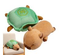 Capybara Plush, Cute Soft Doll Pillow, 25cm Capybara Turtle Stuffed Animal for Kids Adults, Polyester Material, Plush Toy Accessory with Sitting Pose, Christmas Birthday Home Office Dorm Car