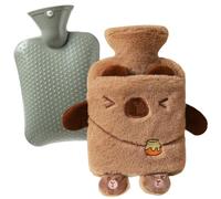 Capybara Plush Hot Water Bag, Hot Water Bottle, Fluffy Hot Waterbottle for Menstrual Cramps, Portable Plush Hot Water Bottle for Cosy Nights, Pain Relief, Back, Neck and Shoulders-C
