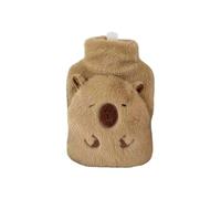 Capybara Plush Hot Water Bottle, Animal Hot Water Bottle for Adults, 1000ml Cute Capybara Water Bottles with Cover, Ideal Warm Gift for Women