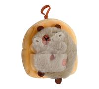 Capybara Plush Keychain, Capybara Handbag Charm - Small Storage Wallet with Cord, Funny Pendant, Plush Capybara Pouch for Birthday, Party, Christmas, b, Se référer au descriptif, Refer to description