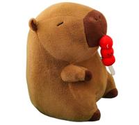 Capybara Plush Pillow, Capybara Plush Toy, Capybara Animal Pillow Toy with Candied Haws, Cute Capybara Sofa Decoration, Room Decor for Bedroom, Living Room
