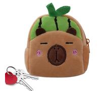 Capybara Plush Purses Backpack Pendant Portable Organization Pouch