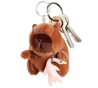 Capybara Plush Small,Cute Capybara Stuff - Cute Pendant Figure Ornament with Backpack Hook for Girl School Easter Birthday Christmas