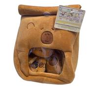 Capybara Plush Snack Bag for Teenagers, Adults, Multiple Uses Home, Car, Travel