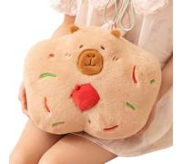 Capybara Plush Toy - Christmas Cookie Gingerbread Capybara Stuffed Toy,13.8 Inch Soft Figure Doll for Car Adults Girls Boys Kids Sofa Bedroom Decor Valentines Birthday Party Favors