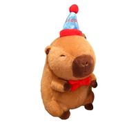 Capybara Plush Toy, Cotton Structure, Cute 25 cm Capybara Plush Doll with Realistic Details, Stuffed Animal for Bedroom, Couch, Dormitory, Aesthetics and Healthy Home Environment
