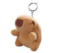 Capybara Plush Toy - Cuddly Stuffed Plushie | Capybara Keychain Pendant | Charming Accessory for Backpacks and Handbags | Great for Playtime & Decor | Perfect for Plush Toy Enthusiasts Use