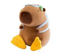 Capybara Plush Toy, Cute Capybara Stuffed Animal Kawaii with Diving Swimsuit, Soft Capybaras Gift Plushie Pillow Birthday for Kids Boys Girls (B)