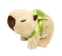 Capybara Plush With Turtle Backpack - 125g Cute Toy Plush, lifelikes Capybara Stuffed Animal, Playful Doll, Interactive For Turtle Companion | Perfect Present For Children toddler Home Display