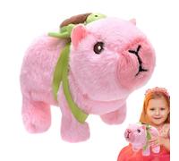 Capybara Plush With Turtle Backpack - 125g Cute Toy Plush, lifelikes Capybara Stuffed Animal, Playful Doll, Interactive For Turtle Companion | Perfect Present For Children toddler Home Display