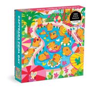 Capybara Pool Day 500 Piece Family Puzzle