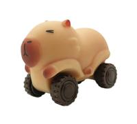 Capybara Pull and Joys Toy Cute Wheel Sand Slider Toy for Girls Children Gift brown