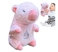 Capybara QuiBreath with Breathable Movement and Music Soft Toy Capybara Baby Night Light, Capybara Plush Baby, My Capybara Calin Good Night Soothing Musical Soft Toy