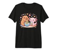 Capybara Ramen Axolotl Boba Kawaii Kids Cute Premium T-Shirt