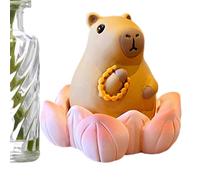 Capybara Resin Figures, Capybara Miniature Resin Capybara Car Dashboard Decoration Creative Desktop Ornament Collectible Figurine for Home Office Shelf Decor