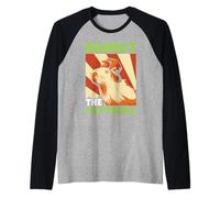 Capybara RESPECT THE CAPYBARA Funny Capybara Fans Raglan Baseball Tee