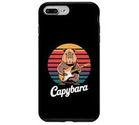 Capybara Rock Music Retro Sunset Electric Guitar Case for iPhone 7 Plus/8 Plus