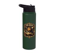 Capybara Sage Magic Scholar Stainless Steel Insulated Water Bottle