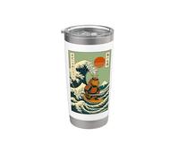 Capybara Samurai Japanese Wave Japan Stainless Steel Insulated Tumbler
