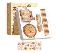 Capybara School Supplies, Cute Stationery Set, Cartoon Pencil Set, Adorable Cartoon Theme, Multi-Use Desk Kit, 22.5x21.6x7.9cm, For School Or Home