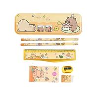 Capybara School Supplies,Drawing Ruler | Capybara Pencil Case,for Kids Student Classroom Journaling Study Note Taking Writing Drawing College