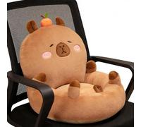 Capybara Seat Cushion - 50x50cm, Capybara Floor Cushion, Convenient Maintenance | Safe Texture Grip Soft Sofa Floor Cushion, Supportive Chair Cushion for Women Girls Home Office