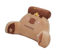 Capybara Seat Cushion - Bed Rest Pillow with Arms | Capybara Plush Pillows with Neck | Capybara Reading Pillow | Cartoon Bed Rest Plush with Armrest | Capybara Duck Cartoon Reading Pillows for Sitti