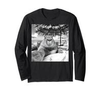 Capybara Selfie at The Beach,Relax Mode Activated Long Sleeve T-Shirt