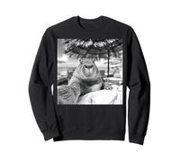 Capybara Selfie at the Beach,Relax Mode Activated Sweatshirt