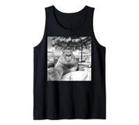 Capybara Selfie at The Beach,Relax Mode Activated Tank Top