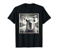 Capybara Selfie With UFO | Funny Capybara T-Shirt