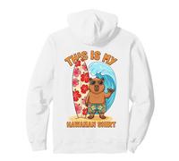 Capybara Shaka Surfboard Hawaiian Aloha Beach Summer Tee Pullover Hoodie
