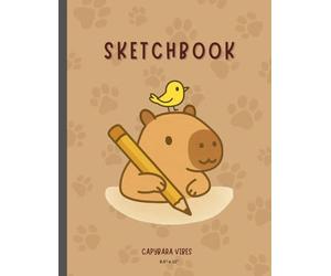Capybara Sketchbook: Multiple Sizes and Colors Available - Click Author Name to See All Versions